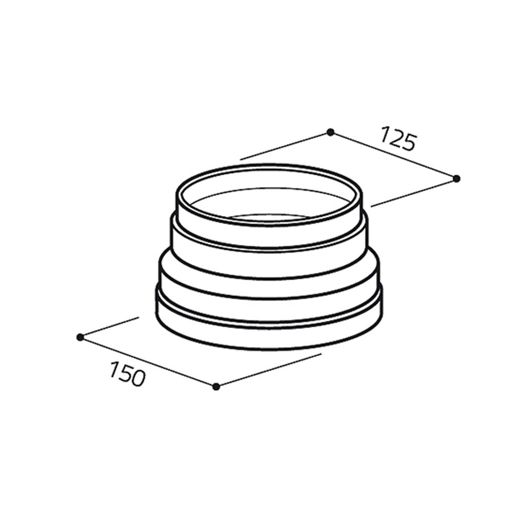 (string)Raccordo Riduzione - cod. 1052M