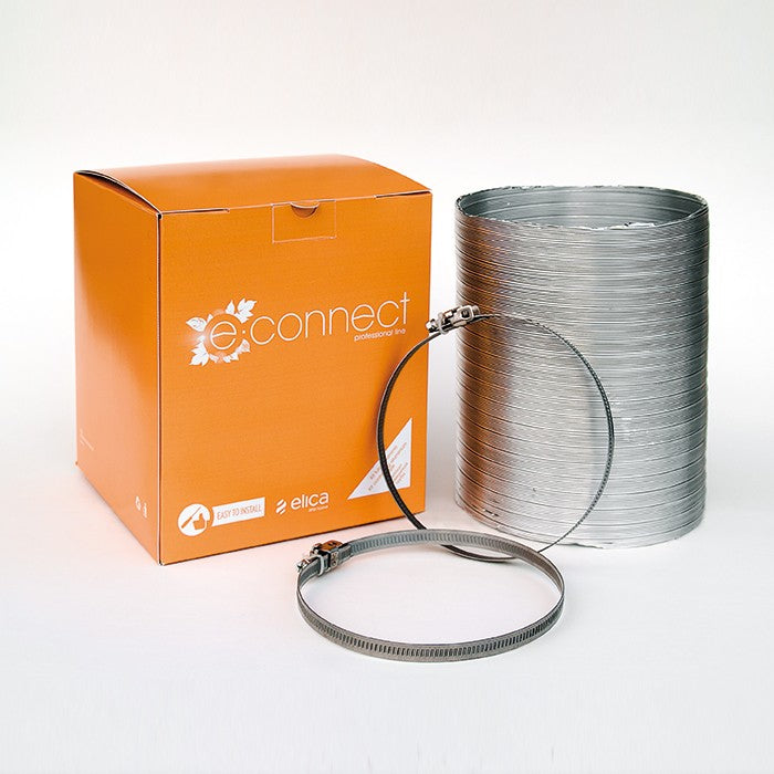 (string)Tubo Rotondo Alluminio Flessibile  + Fascette - KIT0094725